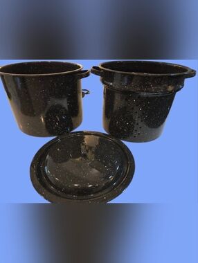 Granite Ware Pasta Cooker 3 Piece Set Multi Use